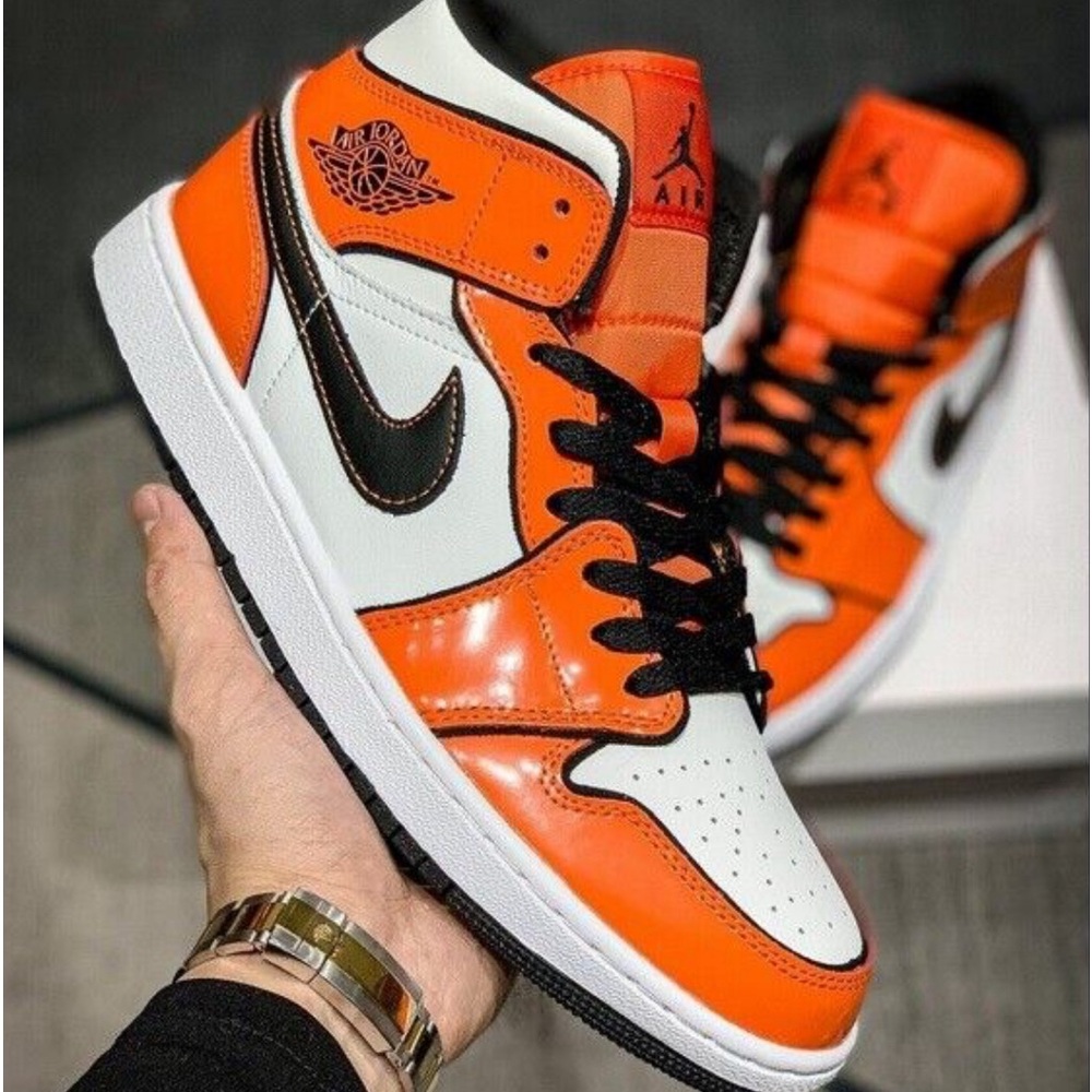 Size 10 - Air Jordan 1 SE Mid Turf Orange
